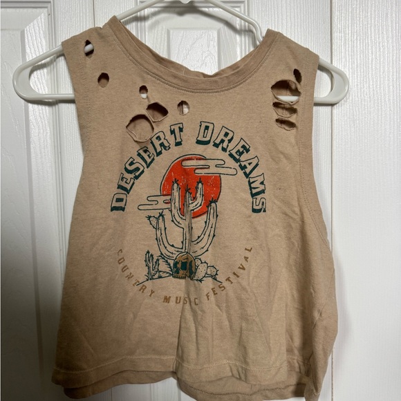 Desert Dreams Cropped Tank Top - Picture 1 of 3